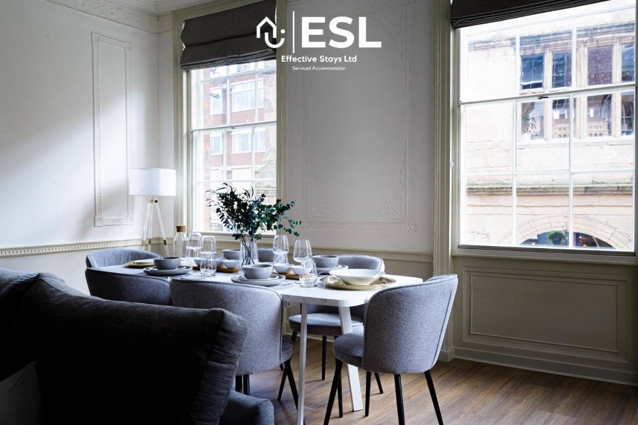 Most Central Luxury Grade 2 Listed Apartment Overlooking Shrewsbury Square - Free Parking Eksteriør billede