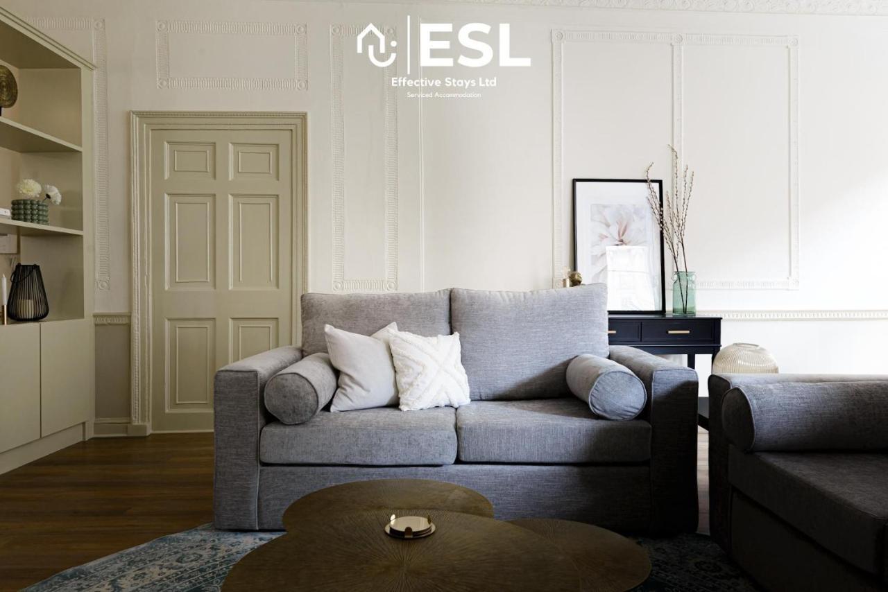 Most Central Luxury Grade 2 Listed Apartment Overlooking Shrewsbury Square - Free Parking Eksteriør billede